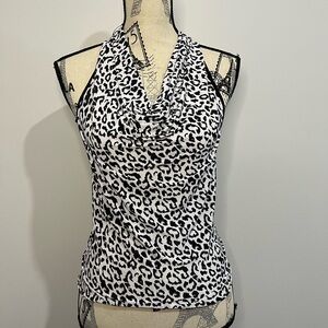 Leopard Print Chic Halter Top